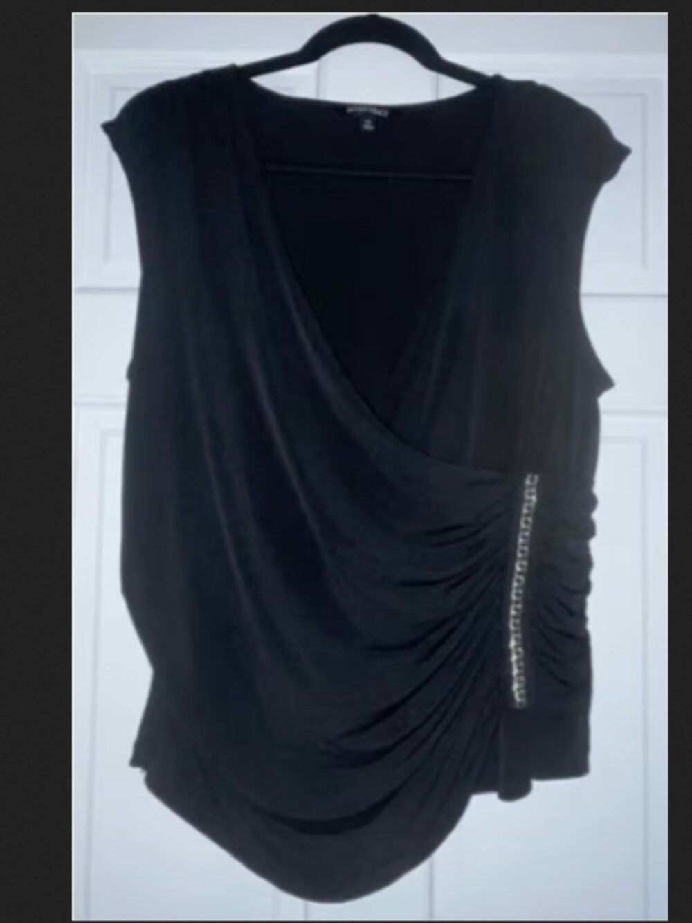 Ellen Tracy SLEEVELESS WRAP TOP plus size , Size 1xl